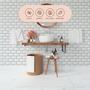 Imagem de Papel Parede Adesivo Tijolinho Efeito Visual 3D Branco Sala Quarto 3m