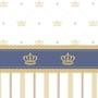 Papel Parede Faixa ul E Listrado Dourado Adesivo Infantil - LRP Imagem de Papel Parede Faixa ul E Listrado Dourado Adesivo Infantil