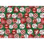 Imagem de Papel Presente Natal 48X66CM Mono Sortido - Pacote com 50 Unidades