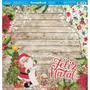 Imagem de Papel Scrapbook Dupla Face Feliz Natal Papai Noel Sdn-123 30,5x30,5cm Litoarte