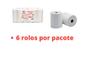 Imagem de Papel Toalha Bobina Branco 6 Rolos 20 Cm X 200 Metros