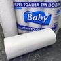 Imagem de Papel Toalha Bobina Branco Baby com 8 rolos de 50 metros
