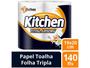 Imagem de Papel Toalha Folha Tripla Kitchen Total Absorv - 2 Unidades