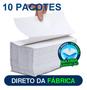 Imagem de Papel Toalha Interfolha Branco Luxo Banheiro Kit 10.000 Folhas