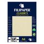 Imagem de Papel Vergê A4 Filipaper Classics 180G 50 Folhas Marfim