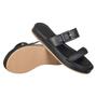 Imagem de Papete Branca Glitter Feminina Sandalia Fivela Sola PVC