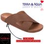 Imagem de Papete  terra e água canoa chinelo sandalia slide