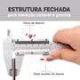 Imagem de Paquímetro Analógico com Garras de Medição de 15cm e 15,5cm