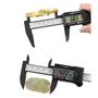 Imagem de Paquímetro Digital Eletrônico Caliper De Fibra Carbono 150mm Display Lcd Profissional
