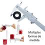 Imagem de Paquímetro Manual Analógico 150mm Aço 6  Em Aço 0.05mm Acompanha Estojo BOM6501
