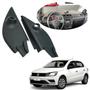 Imagem de Par Acabamento Interno Retrovisor Manual Volkswagen Gol G5 2009 2010 2011 2012 2013 4 Portas Original
