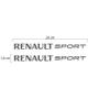 Imagem de Par Adesivos Renault Sport Sandero Rs Logan Duster Lateral