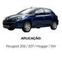 Imagem de Par Bandeja Balança Peugeot 206/207 Completa pivô e buchas