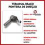 Imagem de Par Barra Articulação Axial + Terminal Direção Pivô Toyota Hilux SW4 2006 2007 2008 2009 2010 2011 2012 2013 2014 2015