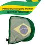 Imagem de Par Capa Retrovisor Bandeira Brasil Pano Patria Copa Torcida