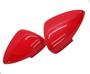 Imagem de Par Capa Retrovisor Fiat Nova Strada 2021 2022 2023 2024 2025 Vermelho Monte Carlo Com Furo Original