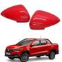 Imagem de Par Capa Retrovisor Fiat Nova Strada 2021 2022 2023 2024 2025 Vermelho Monte Carlo Com Furo Original