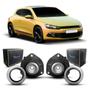 Imagem de Par Coxim Batedor Batente Suporte + Rolamento Amortecedor Dianteiro Volkswagen Scirocco 2010 2011 2012