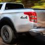 Imagem de Par De Adesivos 4x4 L200 Outdoor 2020 Glx Emblema Lateral