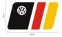 Imagem de Par de Adesivos Bandeira País Alemanha Emblema Volkswagen