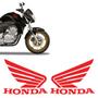 Imagem de Par De Adesivos Moto Honda CB 300r Asas Emblema Refletivo