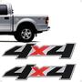 Imagem de Par De Adesivos Preto 4x4 Compatível Com Ranger 2007/2009