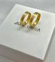 Imagem de Par de Aliancas Ouro 18 K com 3,5mm, 1 diamante na feminina
