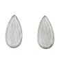 Imagem de Par de Ametista Verde Natural Facetado Rose Cut Formato Gota Dimensões (LxC) 31x14 mm