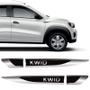 Imagem de Par De Aplique Lateral Renault Kwid 2017, 2018 e 2019 Emblema Resinado