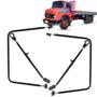 Imagem de Par de Braço Espelho Retrovisor Externo + Tirante Caminhão Mercedes 1114 1313 1314 1513 1518 1519 1932 1933 1934 2013