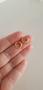 Imagem de Par de Brinco Argola pequeno 10mm fecho click banhado ouro18k