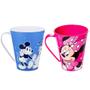 Imagem de Par de Caneca Mickey e Minnie Xícara Plástica 360ML Plasútil