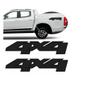 Imagem de Par De Emblema Faixa Lateral 4X4 S10 Black - Lançamento