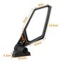 Imagem de Par de Espelho Retrovisor Universal Ajustável para Can-Am Maverick X3 UTV Lorben GT6093