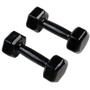 Imagem de Par de Halter Dumbell Sextavado Revestido Ahead 4 kg Preto