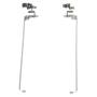 Imagem de Par de hastes com dobradiças para Notebook bringIT compatível com Samsung NP300E5K-KF1BR