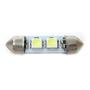 Imagem de Par de lampada torpedo branca 2 led 12v 36mm