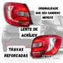 Imagem de Par de Lanterna Freio Renault Sandero Ano 2015 A 2020 sinaleira Traseira 2016 2017 2018 2019 1.0 12v 1.6 16v