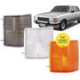 Imagem de Par de Lanterna Pisca Seta Dianteiro Chevrolet A20 C20 D20 1982 a 1992 Opala Caravan Comodoro 1980 a 1987