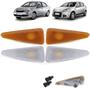 Imagem de Par de Lanterna Pisca Seta Lateral + Soquete Renault Sandero Symbol Stepway 2007 2008 2009 2010 2011 2012 2013 2014