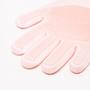 Imagem de Par de luvas para lavar louças com cerdas rosa em silicone