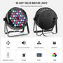 Imagem de Par de Luzes OPPSK 36 LEDs RGB 36W - Pacote com 4 Unidades e Controle Remoto DMX