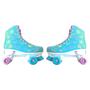 Imagem de Par de Patins Radkal 4 Rodas Ajustaveis Tamanho Azul Fenix Brinquedos Suporta até 70Kg - RL-07A