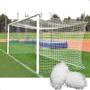 Imagem de Par De Rede Futebol Campo Copa México Quadrada Fio 4Mm Nylon