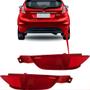 Imagem de Par de Refletor Traseiro New Fiesta 2013 a 2019 Vermelho Ld Le