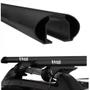 Imagem de Par de Travessas Universal Rack Kiussi Belluno 120cm Preto Com Chave
