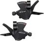 Imagem de Par de trocadores de marcha Shimano Alivio SL-M3100 Rapidfire 3x9v com visor preto