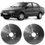 Imagem de Par Disco Freio Fiat Marea 2.0 2.4 2000 a 2007 Dianteiro Ventilado Hipper Freios