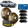 Imagem de Par Discos E Pastilhas Freio Corolla Fielder 1.6 1.8 16v 2002 2003 2004 2005 2006 2007 2008 Original Fremax + Cobreq