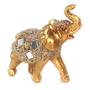 Imagem de Par Elefantes decorativo Resina Indiano Sabedoria Sorte